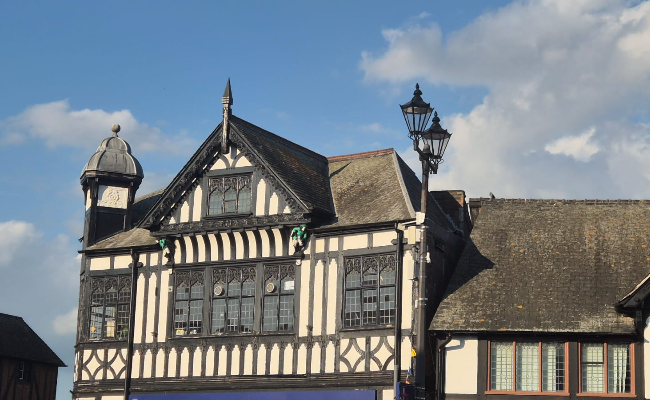 Tudor property in the centre of Northwich